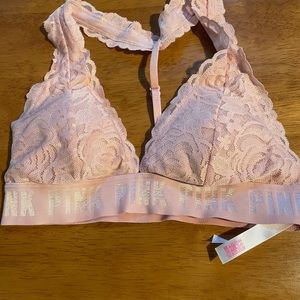 Brand new vs pink lace halter bra